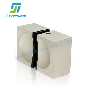 Pauli ประตูกระจกด้านในทำจากทองเหลือง8273ZN ลูกบิดประตูสองด้านพร้อมตัวหยุดยาง - Product Image 2