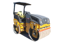 Rouleau compresseur à double tambour puissant STR50C-8K 4,5T avec moteur diesel de 36 kW pour l'entretien et les travaux de construction à petite échelle