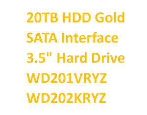 Disque dur interne SATA d'entreprise reconditionné WD201VRYZ WD202KRYZ de 20 To, haute performance, pour le gaming - Product Image 2