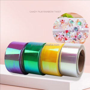 Food Grade <strong>PET</strong> Iridescent Stretch Film Soft Moisture-Proof Plastic <strong>Packaging</strong> for Snacks Candy Beverages for Blow Molding <strong>Process</strong>