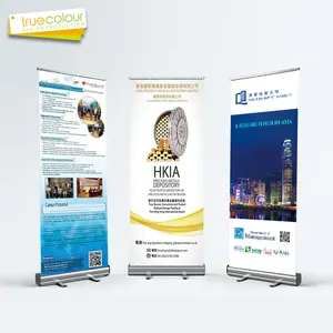 Best Seller Pvc personalizzabile Logo Pattern alluminio Stand Screen Roll Up Banner