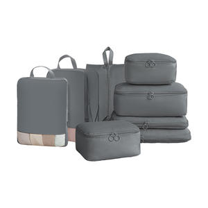 Ensemble de sacs de rangement pour bagages rose à poignée souple Produit numérique Sacs de <span class=keywords><strong>voyage</strong></span> en tissu Bagages Place Femmes Hommes Ensemble de bagages - Product Image 5