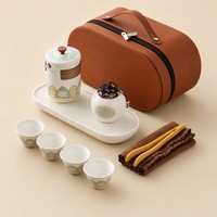 Coffret Cadeau de Luxe Personnalisé pour Client VIP, Nouvel An Chinois, Théière en Céramique, Coffret Cadeau d'Entreprise Golf, Coffret Cadeau de Voyage pour le Thé