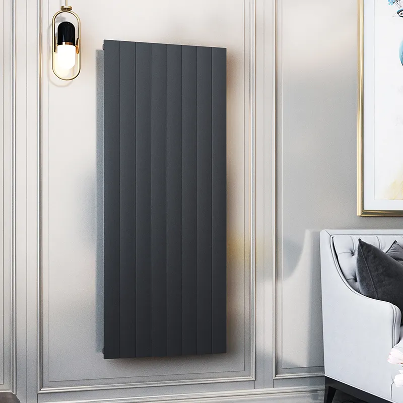 BODE OEM ODM Home Wall Mounted Vertical Hot Water Design Heating Black Radiator