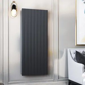 BODE OEM & ODM maison murale verticale conception d'eau chaude chauffage radiateur noir