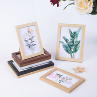 Sublimation de maison décoration légère cadre photo photo en bois tenture murale studio photo en hêtre cadre photo en bois MDF