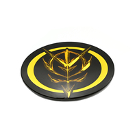 Accessoires de voiture personnalisés en gros 3d ABS plastique Alphabet Chrome voiture insigne autocollants de logo avec adhésif