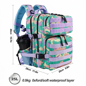 Mochila Escolar Infantil Trailpop de 25L, Resistente a los Arañazos, de Tela Oxford, en Colores Pastel, para Primaria - Product Image 3