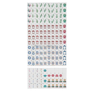Ensemble de mahjong américain personnalisé à 4 couches contenant 160 tuiles, ensemble de mahjong en acrylique Lagoon, cadeau de luxe haut de gamme - Product Image 3