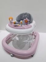 Nouveau modèle 2026 : Trotteur multifonctionnel pliable antidérapant avec ceinture d'assistance pour l'apprentissage de la marche, roues standard