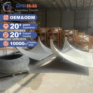 <span class=keywords><strong>Panel</strong></span> de Techo Curvo de Estilo Europeo Personalizado en Múltiples Materiales <span class=keywords><strong>GRC</strong></span>/UHPC/Terrazo/Piedra Arenisca, Elemento de Cúpula para Edificios Comerciales - Product Image 1