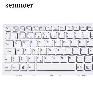 En stock caliente BR diseño marco blanco <span class=keywords><strong>VAIO</strong></span> VPC-EG EG-100C EG-111T EG-112T EG-211T latitud 3540 teclado para el ordenador portátil para Sony - Product Image 4