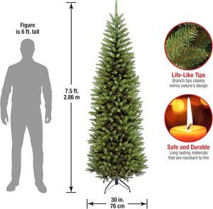 Quality Custom 6ft 7ft 7.5ft 8ft 9ft 12ft Standing Base Fire-proof Eco-friendly Flocked Artificial Christmas <b>Tree</b> <b>LED</b> Lights - Product Image 4