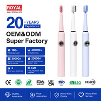 Brosse à dents électrique pour adultes de haute qualité, entièrement lavable, avec lumière LED, vibration douce, pour usage domestique, brosse à dents électronique