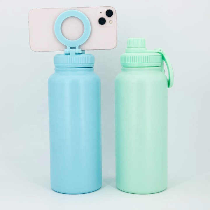 Magnetic Phone Holder & Insulated Stainless Steel Water Bottle