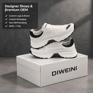 Chaussures de luxe pour hommes et femmes, en daim beige crème de haute qualité, baskets tendance, zapatillas, neuves. - Product Image 1