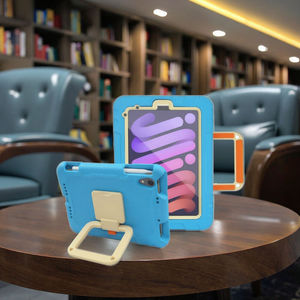 เคสแท็บเล็ต HGD สำหรับ iPad Mini 7 A17pro ขนาด 8.3 นิ้ว สำหรับเด็ก ทำจากวัสดุ EVA พร้อมขาตั้งแบบพับได้หลายมุมมอง และกรอบกันน้ำ สำหรับ Mini 6 2021 - Product Image 1