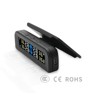 ระบบหน้าจอรถยนต์ระบบแสงอาทิตย์ภายนอกและภายใน TPMS ดิจิตอลแบบสากลพร้อมเซ็นเซอร์4ตัววัสดุพลาสติกโดย <span class=keywords><strong>steelmate</strong></span> - Product Image 6