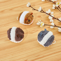 Vente chaude dessin animé forme chat jouet souris jouets interactif chat en peluche jouet