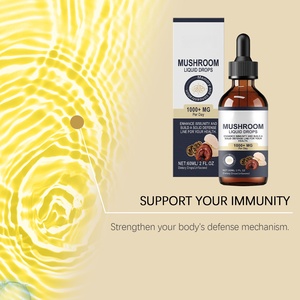 Gouttes liquides de complexe de champignons OEM avec Reishi, Shiitake, Crinière de lion et Cordyceps pour le soutien immunitaire, l'énergie et le bien-être cognitif - Product Image 4