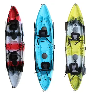 维京皮划艇游船2人塑料钓鱼海洋桨驱动皮划艇U船海上出售