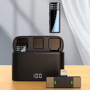 Sistema <span class=keywords><strong>en</strong></span> <span class=keywords><strong>vivo</strong></span> profesional inalámbrico cuello Lavalier solapa <span class=keywords><strong>radio</strong></span> micrófono - Product Image 1