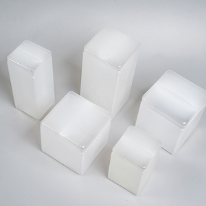 Transparent Plastic Square Telescopic Pack Tube For CNC End Mill Tool Packing Plastic Packaging Box For Drill Bits