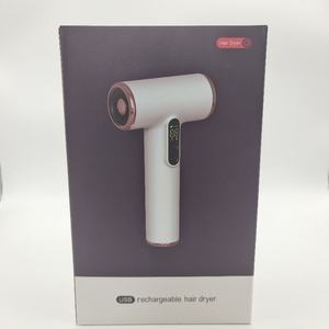 Secador de Pelo Recargable de Alta Velocidad con Batería para Cabello Rizado, Profesional, Portátil para Viajes - Product Image 1