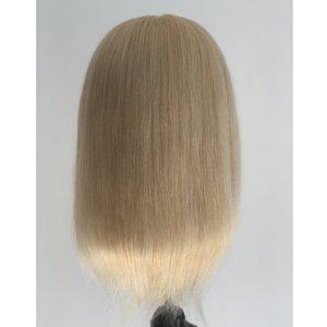 Maquillaje barato Natural <span class=keywords><strong>Real</strong></span> 100% cabello maniquí cabeza de entrenamiento cabello humano maniquí - Product Image 3
