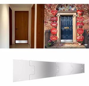 Plaque <span class=keywords><strong>de</strong></span> <span class=keywords><strong>porte</strong></span> en acier inoxydable-<span class=keywords><strong>Plinthe</strong></span> <span class=keywords><strong>de</strong></span> <span class=keywords><strong>porte</strong></span> <span class=keywords><strong>de</strong></span> protection anti-rayures pour le fond des portes à usage intérieur/extérieur - Product Image 4