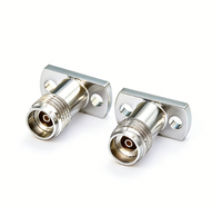 Connecteur coaxial RF 2.92-KFD0.6FD 50 ohms DC-40 GHz, installation à bride 2 trous, fiche femelle en acier inoxydable, aiguille de précision