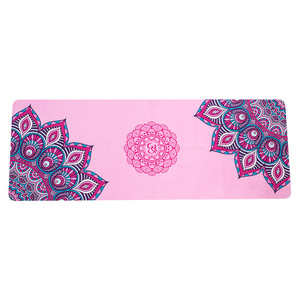 เสื่อโยคะยงจิน 183x68x1.5 มม. ลายดอกไม้สีสันสดใส กันลื่น ซึมซับเหงื่อ เสื่อออกกำลังกาย - Product Image 4