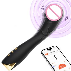 Vibrateur USB <span class=keywords><strong>Vido</strong></span> Mini, masseur vibrant contrôlé par application, puissant, baguette vibrante AV, jouet sexuel féminin, point G - Product Image 1