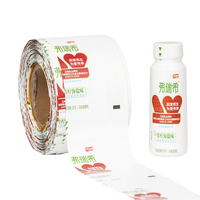 Film rétractable imperméable résistant aux UV en PVC, PET, OPS, étiquette thermorétractable, étiquette de manchon rétractable pour les canettes et bouteilles de boissons