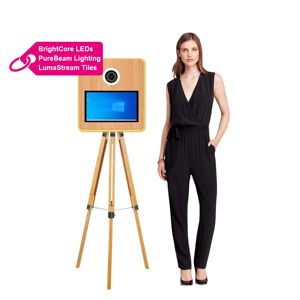 Stampante Fotografica Retro con Schermo Touch da 15.6 Pollici, Supporto Triangolare, Windows 8+256G, Modello 2025 - Product Image 1