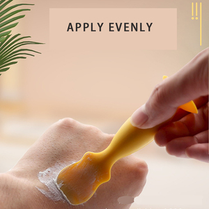 Brosse à fesses en silicone souple de haute qualité avec base à ventouse applicateur de pommade pour nouveau-né accessoires pour bébé fournitures pour bébé souples - Product Image 2