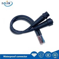 Connecteur de bande LED étanche IP67 en cuivre 10A 2 broches 3 broches HSJX