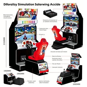 Machine <span class=keywords><strong>de</strong></span> jeu d'arcade Mario Kart, directement <span class=keywords><strong>de</strong></span> l'usine, double écran LCD 42 pouces, <span class=keywords><strong>simulateur</strong></span> <span class=keywords><strong>de</strong></span> course à deux joueurs, console <span class=keywords><strong>de</strong></span> <span class=keywords><strong>conduite</strong></span> d'arcade à monnayeur - Product Image 1