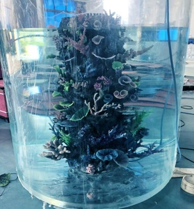 Cilindrische Acryl Aquaria & Accessoires <span class=keywords><strong>Aquarium</strong></span> Oceanarium Project Duurzame Transparante Alle Maten ISO9001:2015 - Product Image 4