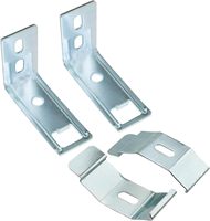 Supports de montage en forme de L pour stores verticaux en fer, légers, à fixation murale/plafond, avec cadre d'extension à clip
