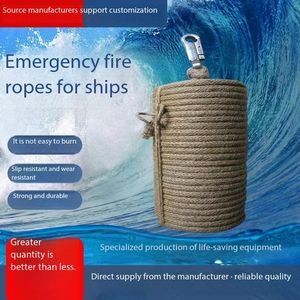 Seaman Feuerwehr mann Feuerfeste Rettungs leine 30Meter <span class=keywords><strong>Marine</strong></span> Brand bekämpfung ausrüstung Ccs Zulassung - Product Image 5