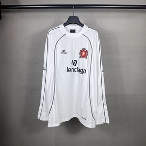 Maglia da Calcio Vintage di Alta Qualità con Scritta Paris 2025, Nuovo Marchio <span class=keywords><strong>B</strong></span> per Collaborazione, Ricamata e Stampata <span class=keywords><strong>a</strong></span> Maniche Lunghe - Product Image 4