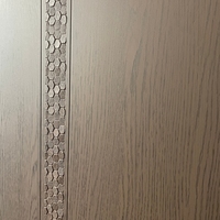 Nuevo en 2026: Revestimiento de PVC para Puertas con Diseño de Madera Realista, Panel Moderno Tallado y Grabado, Muestra Gratis