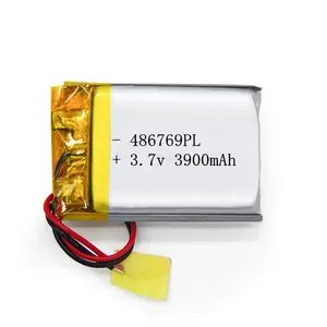 उपभोक्ता इलेक्ट्रॉनिक्स उपकरणों के लिए अनुकूलित 486769 507070 3900mah 3.7v ली-पॉलिमर लाइपो बैटरी