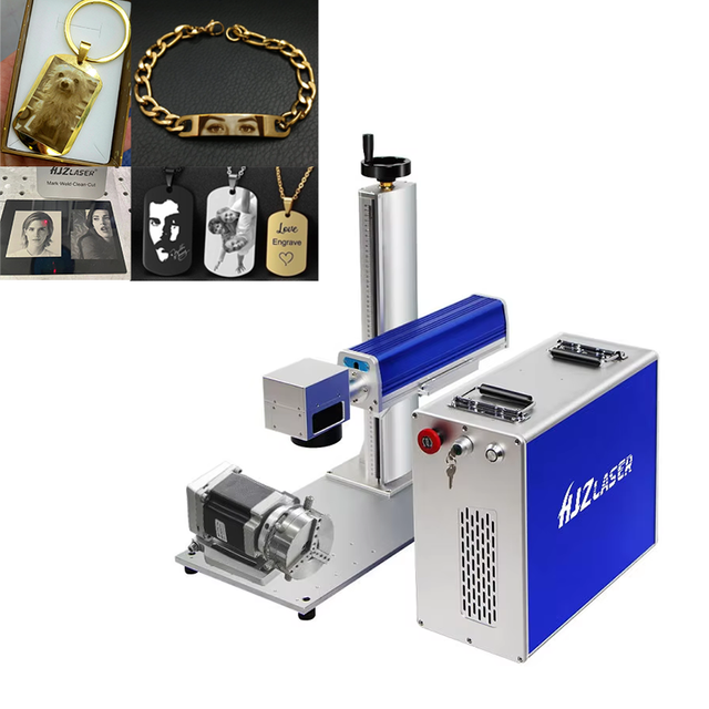 Light Weight 20W 30W Mini Portable Fiber Laser Marking Machine Laser Engraving Price for Metal Plastic Pen Gold Silver Jewelry