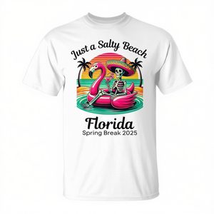 Camiseta Just A Salty Beach Florida Spring Break 2025 - Product Image 2
