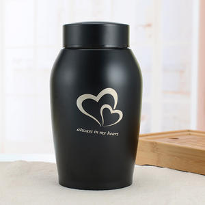 Juicepet Memorial Gifts Pet <strong>Urns</strong> Custom Pattern and Letter Laser Engraving Funeral <strong>Urn</strong> for Dogs <strong>Cat</strong> Ashes Stainless Pet <strong>Urns</strong> - Product Image 2