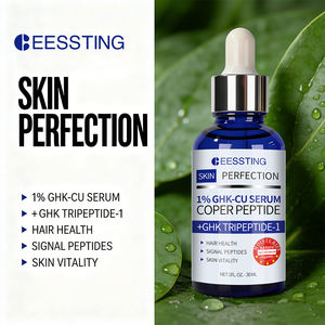 Best Selling Anti Wrinkle <b>Face</b> Hair Scalp Moisturizing Restore Skin Elasticity Hydrating Brighte GHK-CU Copper Firming Serum - Product Image 3