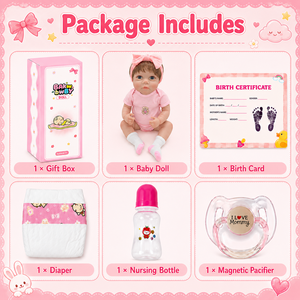 BAkwbwBY 18 Zoll lebensechte mollige Reborn Babypuppe handbemalte Haut Wunschhautton komplettes Geburtsset Großhandel OEM ODM - Product Image 4