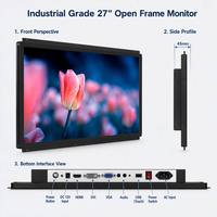 Moniteur industriel à écran tactile capacitif Bestview 27 pouces, cadre ouvert